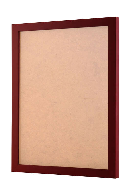 Maroon picture frame