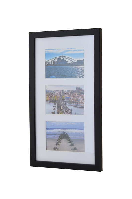 Picture frame for 3 postcards