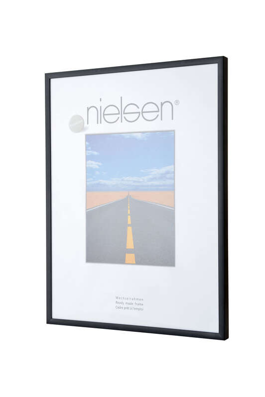 Nielsen Pearl Matt Black Acrylic Glazed