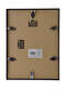 Nielsen Pearl Matt Black Plastic Glazed picture frame back