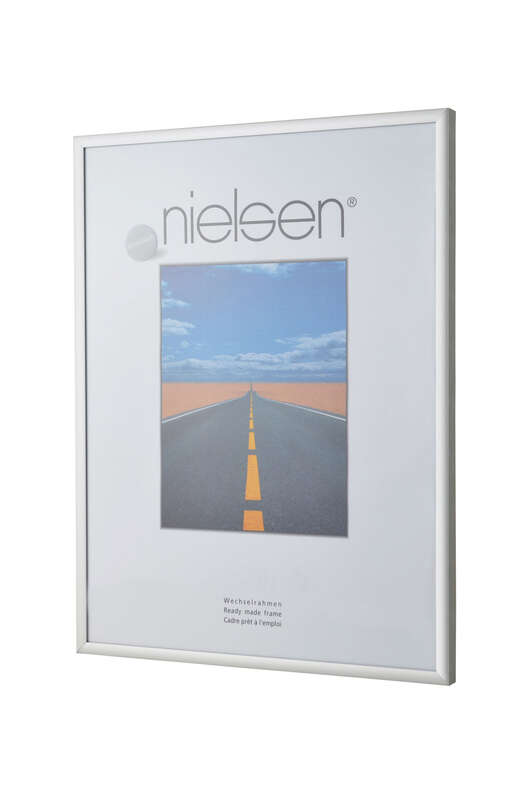 Nielsen Pearl Matt Silver Glass Glazed