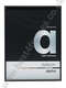 nielsen alpha anodised matt black picture frame straight on