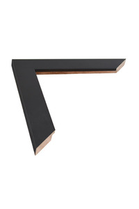 Smooth, matt black