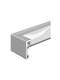 Nielsen Alpha Wall Mirror Silver 70x170cm corner-