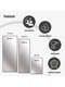 Nielsen Alpha Wall Mirror Silver 70x170cm features-