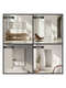Nielsen Alpha Wall Mirror Black Oak 70x170cm variants-
