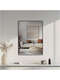 Nielsen Alpha Wall Mirror Black 50x70cm lifestyle 2-