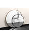 Nielsen Jaron Wall Mirror Black 80x80cm lifestyle-