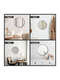 Nielsen Jaron Wall Mirror Silver 60x60cm variants-