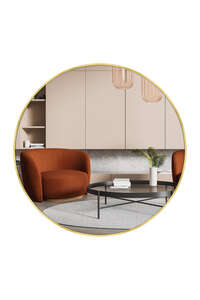 Nielsen Jaron Wall Mirror Gold 80x80cm