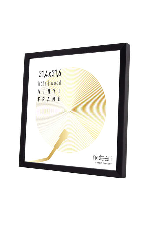 Nielsen Vinyl LP Record Display Frame in Black Wood