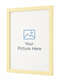 pastel yellow picture frame