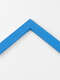 light blue picture frame angle