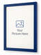 royal blue picture frame