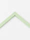 pastel green picture frame angle