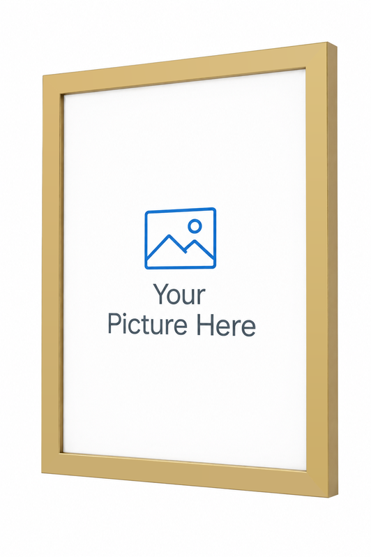 Gold picture frame 