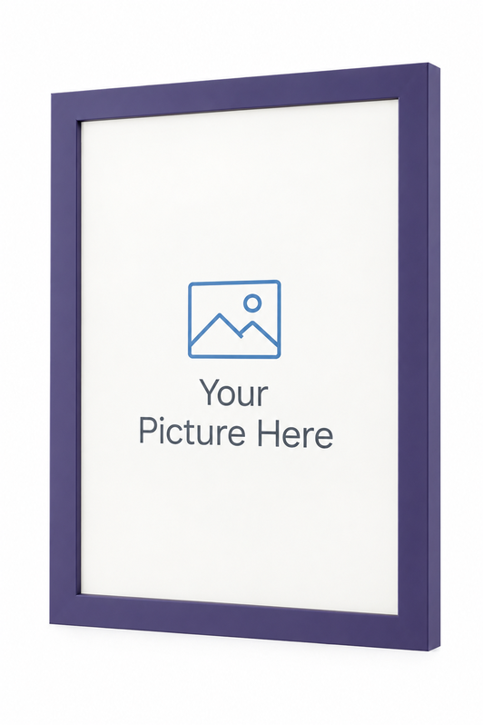 Purple picture frame