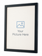 Satin Black Frame with Picture Placeholder copy