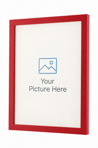 Red picture frame