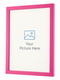 Pink Frame Mockup with Placeholder Artwork png
