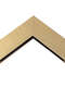 Scratched Gold picture frame 37mm close up