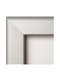 Snap Frame Silver 32mm corner close up
