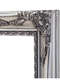 Swept Frame Silver Acrylic Glazed corner of the frame